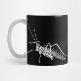 Dramabite Vintage grasshopper illustration Mug